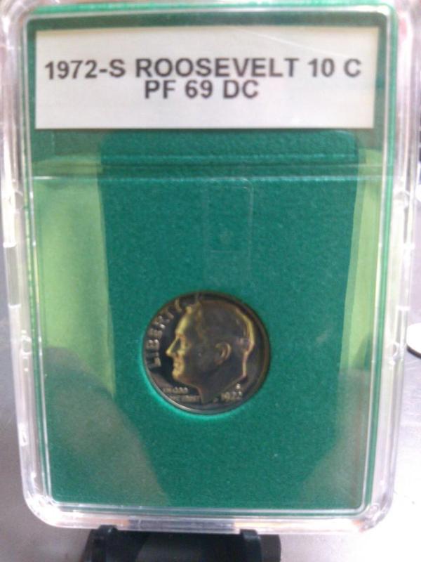 1972-S ROOSEVELT DIME TEN CENT COIN...