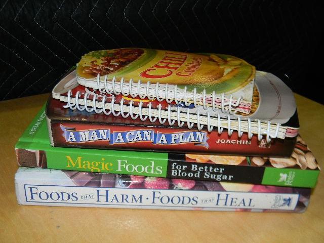 Lot of 5 cook books - please inspec...