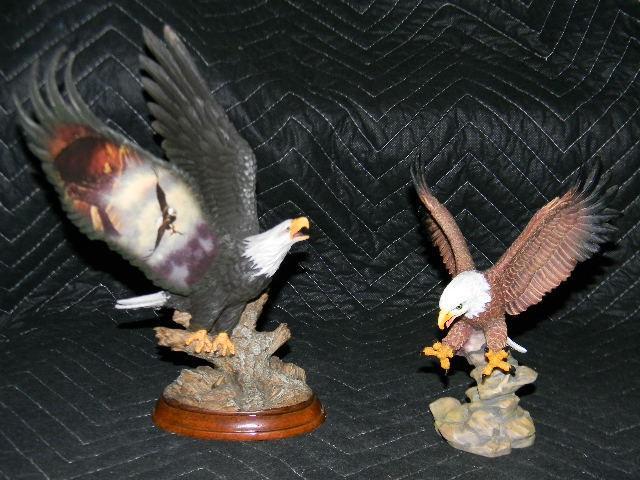 Lot of 2 eagle knick-knacks - large...