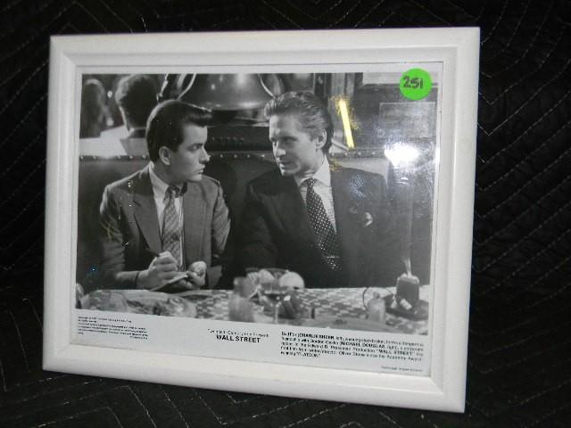 Framed Wall Street still and unfram...
