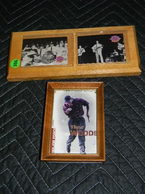 Lot of 2 - Framed Tiger Woods Major...