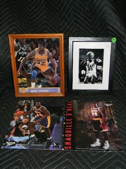 Lot of 4 - Magic Johnson pictures (...