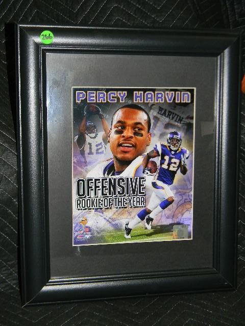 Framed Percy Harvin Rookie of the Y...