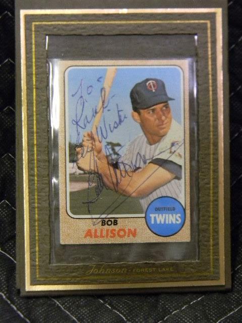 Minnesota Twins Bob Allison AUTOGRA...