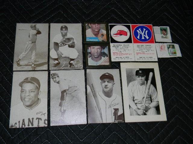 Lot of misc. old cards - Hank Aaron...