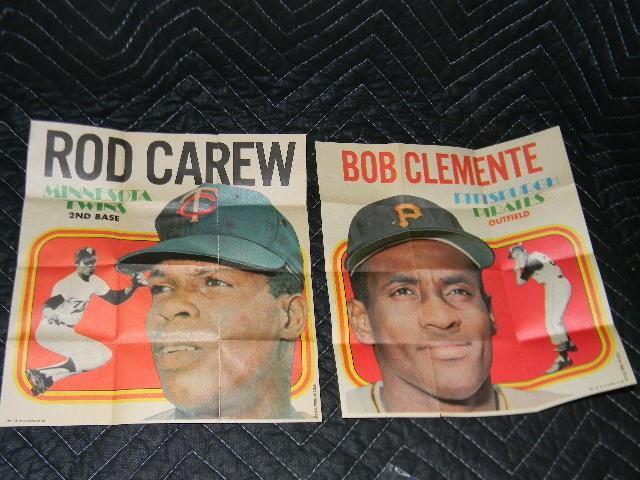 Rod Carew and Bob Clemente posters ...