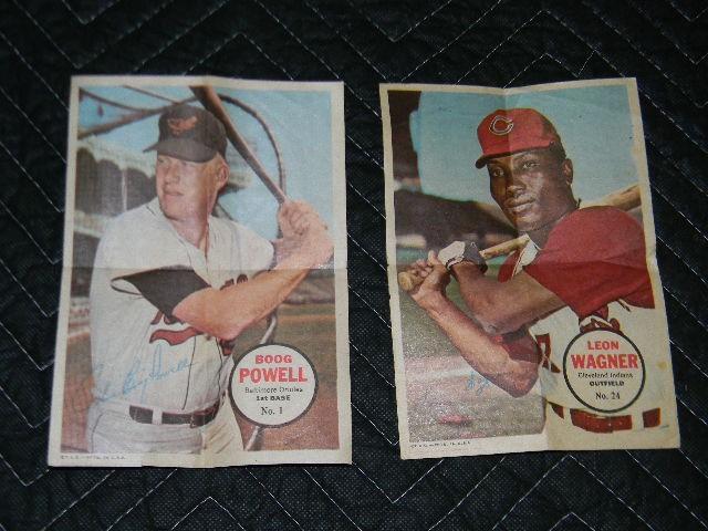 Boog Powell and Leon Wagner posters...