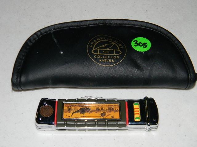 Franklin Mint collectors knife and...