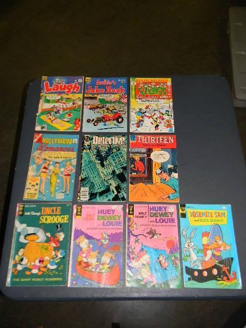 Lot of 10 miscellaneous comic books...