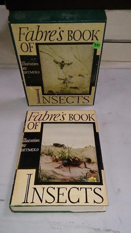 Fabres Book of Insects with dust j...
