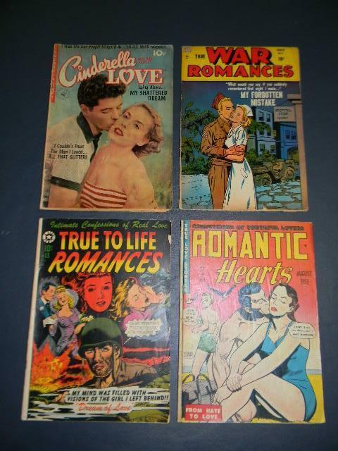 Lot of 4 miscellaneous romance comi...