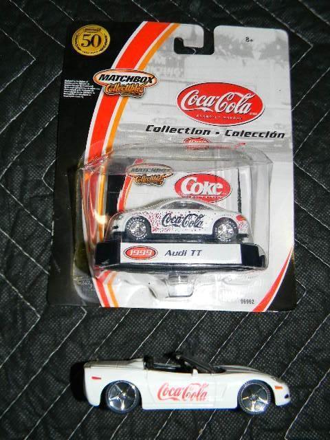 Lot of 2 Coca-Cola Cars - one new i...