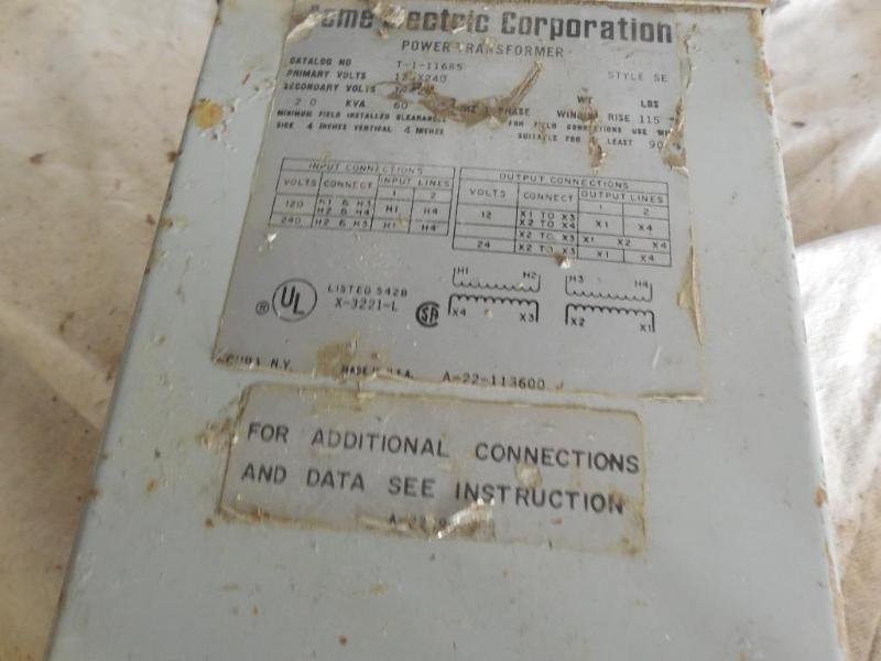 lot 26 image: 2.0&nbspKVA&nbsp 120240 Transfor...