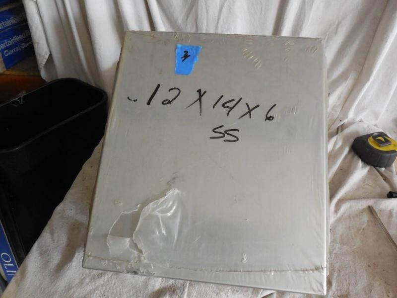 lot 31 image: New Hoffman 12 x 14 x 6&nbspStainl...