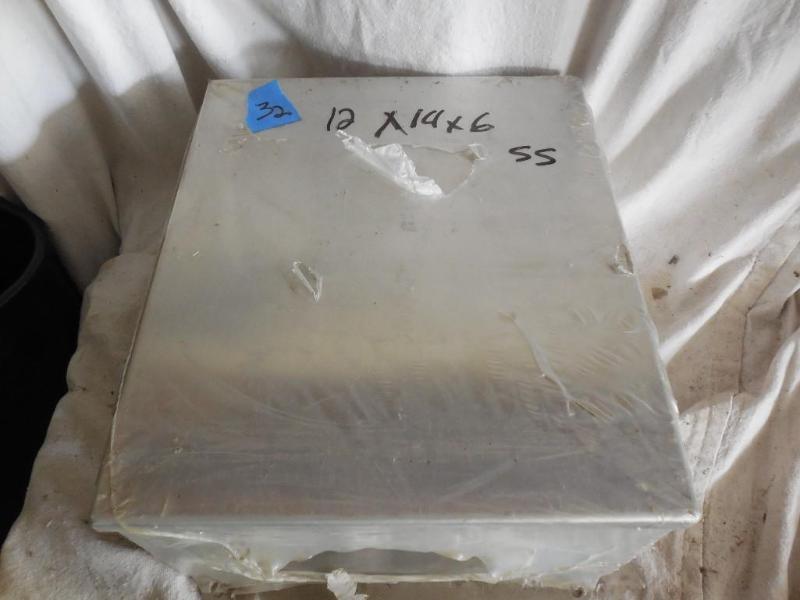 lot 32 image: New Hoffman 12 x 14 x 6&nbspStainl...