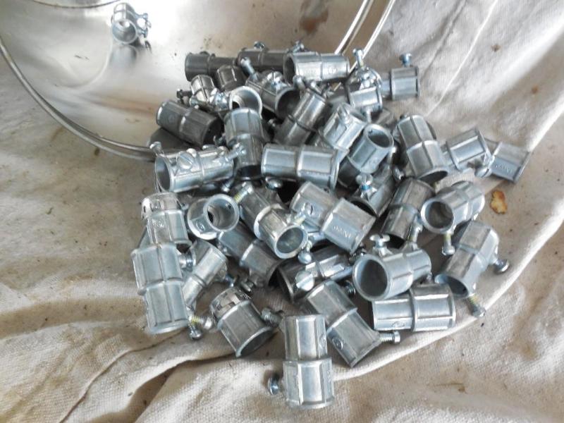 lot 76 image: 12&quot EMT to flex connectors. C...