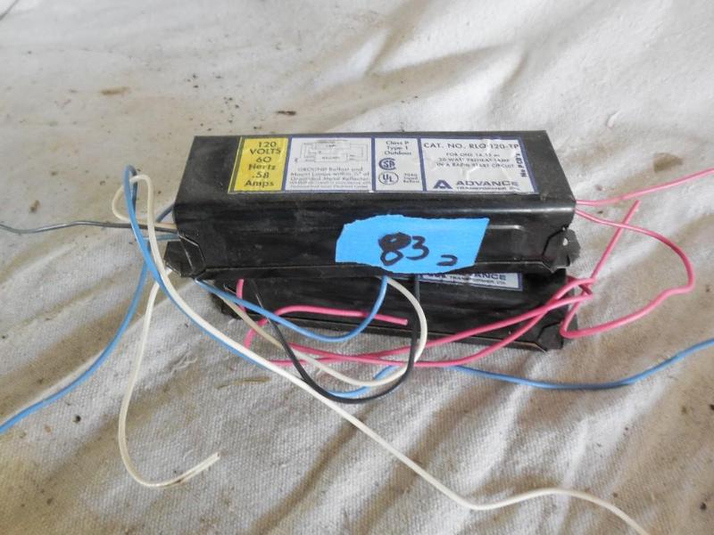 lot 83 image: (2) 120 volt &nbsp14,15, 20 watt p...