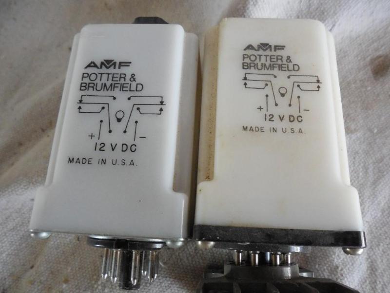 lot 92 image: (2) AMF Potter and Brumfield 12 VDC...