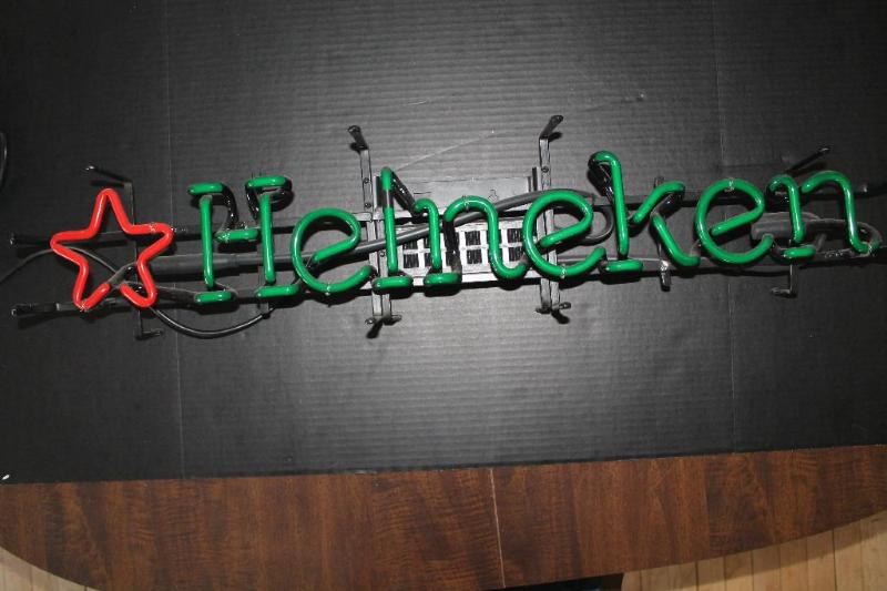 Heineken Neon Sign for Sale in Lowry, MN | Online Auction | K-BID