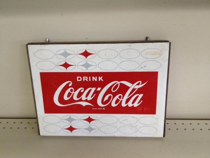 lot 15 image: 1970s Coca-Cola Metal Nameplate