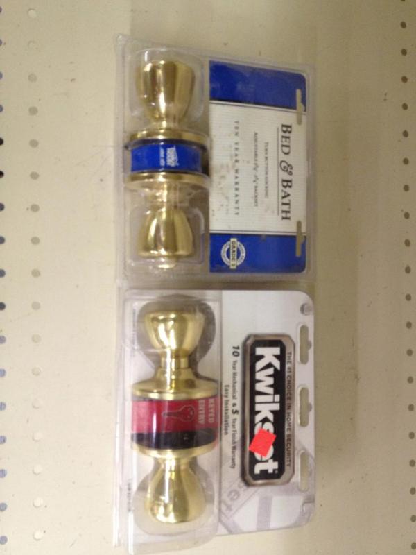 lot 29 image: 2 New in Package Door Lock Sets