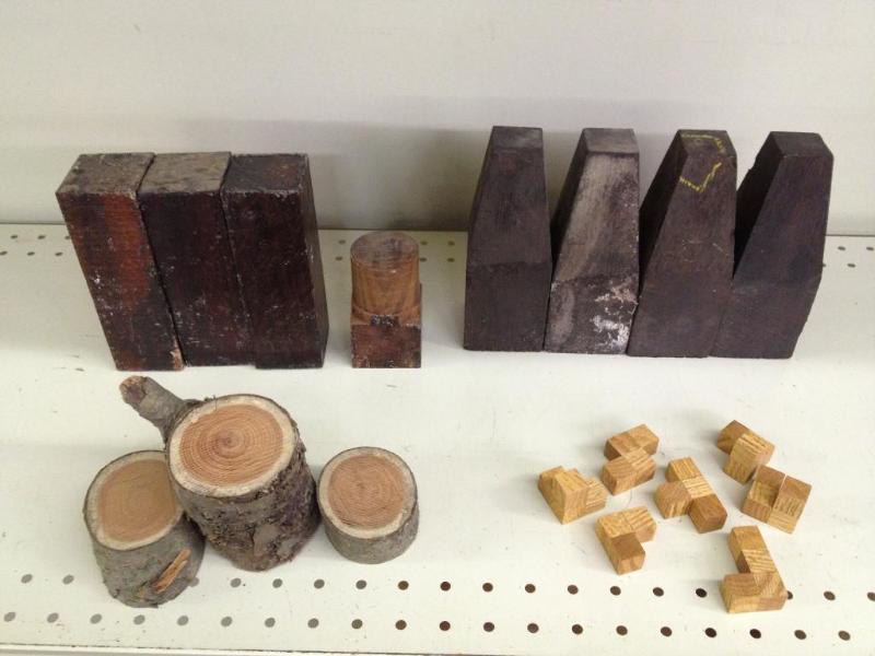 lot 37 image: Lot of Misc. Wood for Carving, etc..