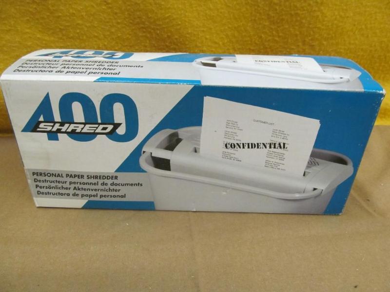 Shred 400 Paper Shredder...