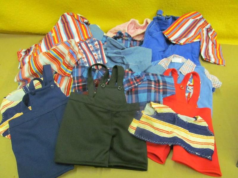 Large Assortment of Doll Clothes --...