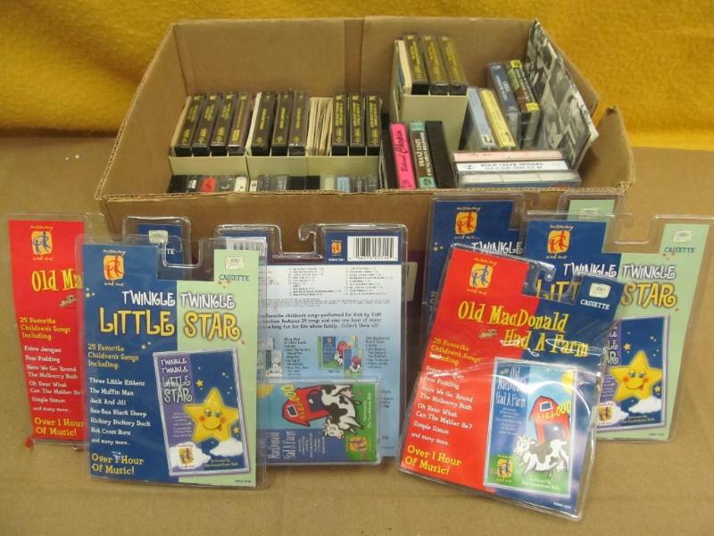 Childrens cassettes and Rock, Cree...