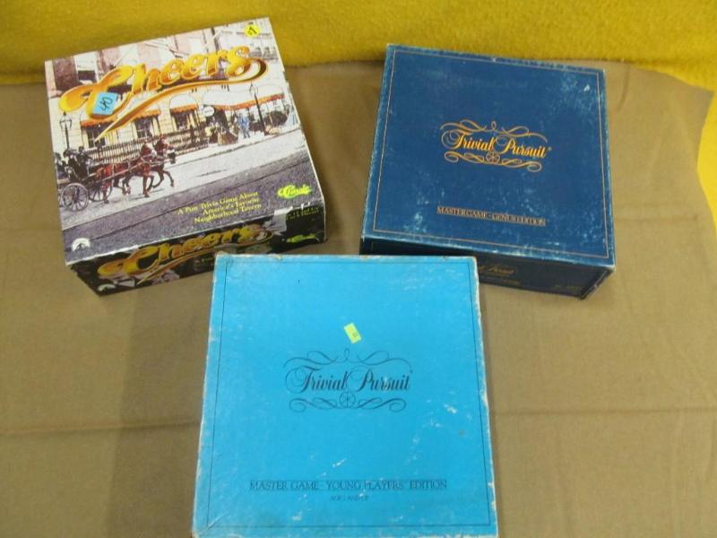 3 Board Games Trivia Pursuit, for Y...