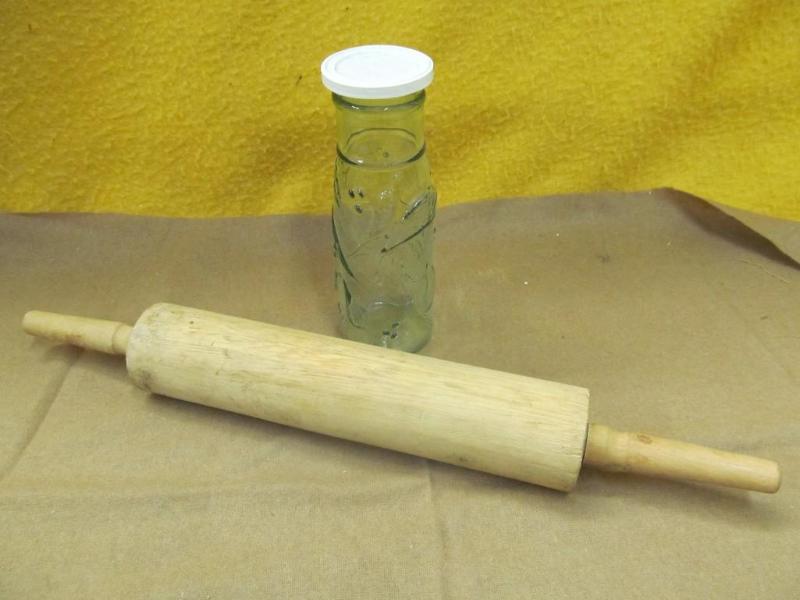 Vintage Wood Rolling Pin and Juice ...