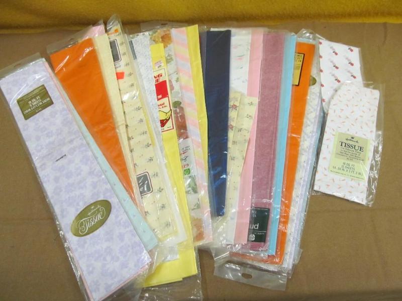 Huge Assortment of Tissue Paper...