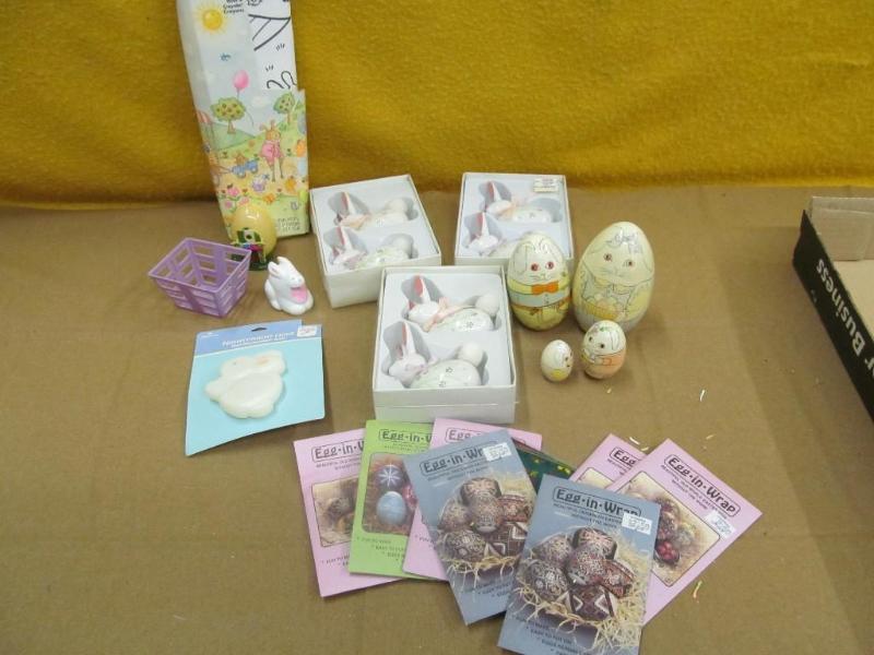 Easter Coloring roll, Wood Bunnies,...