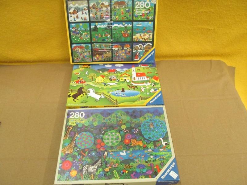 Ravensburger Puzzles - 3 (1) New in...