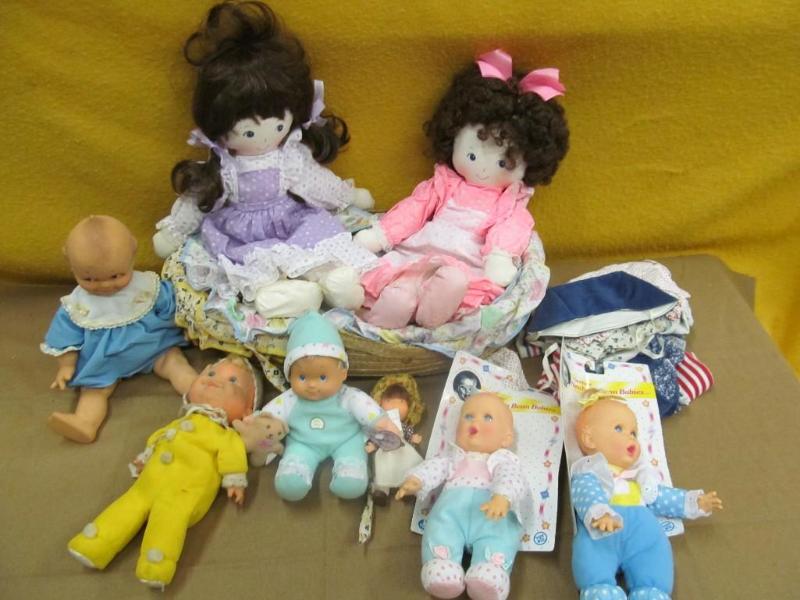 Basket full of Babys and Clothes, ...