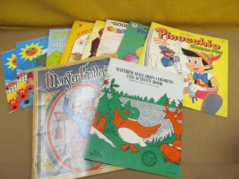 Assortment of Activity Books, Color...