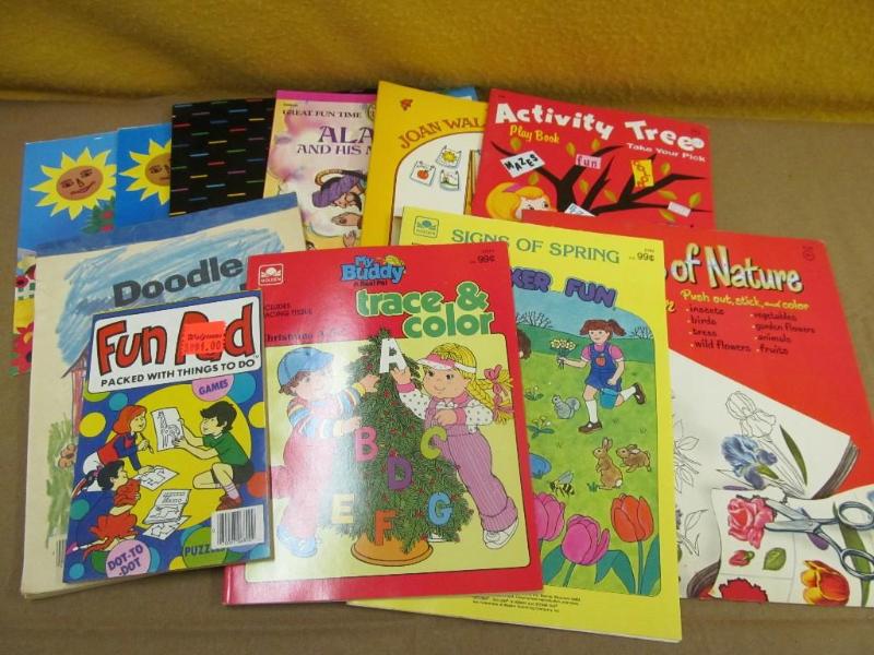 Assortment of Activity Books, color...