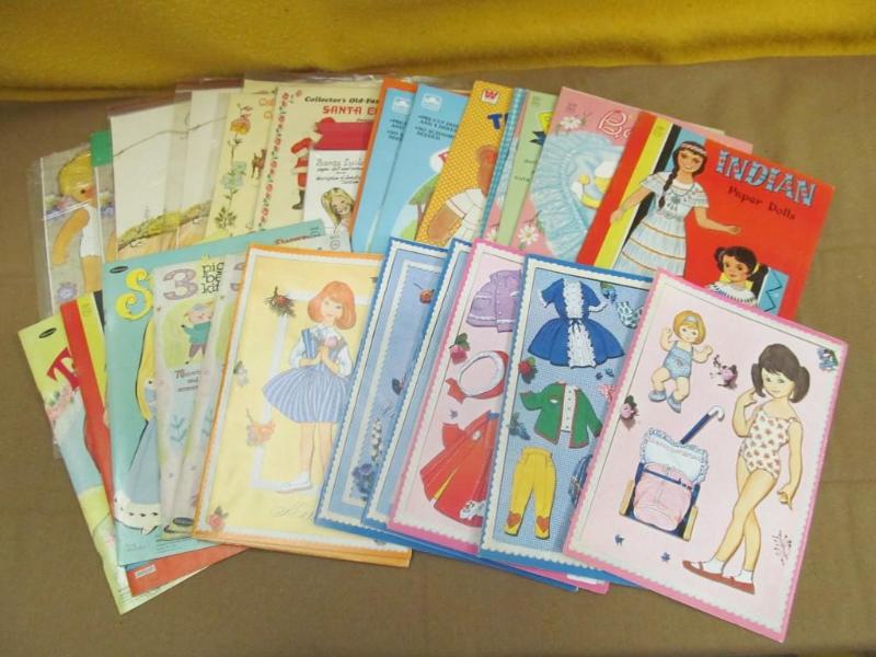 Paper Dolls, Tina and Trudry, India...