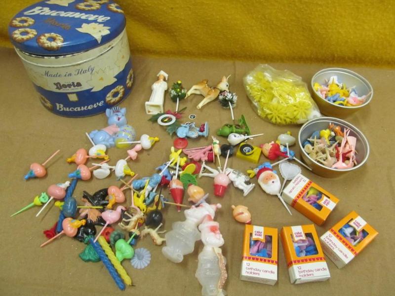 Large assortment of cake decoration...