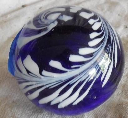Art Glass Decor round paperweight. ...