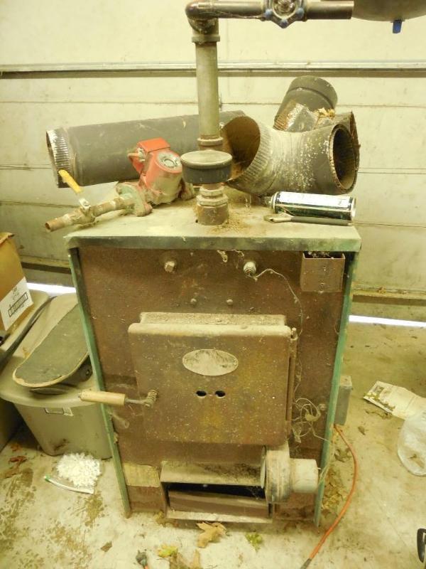 Vintage Wood burning boiler...