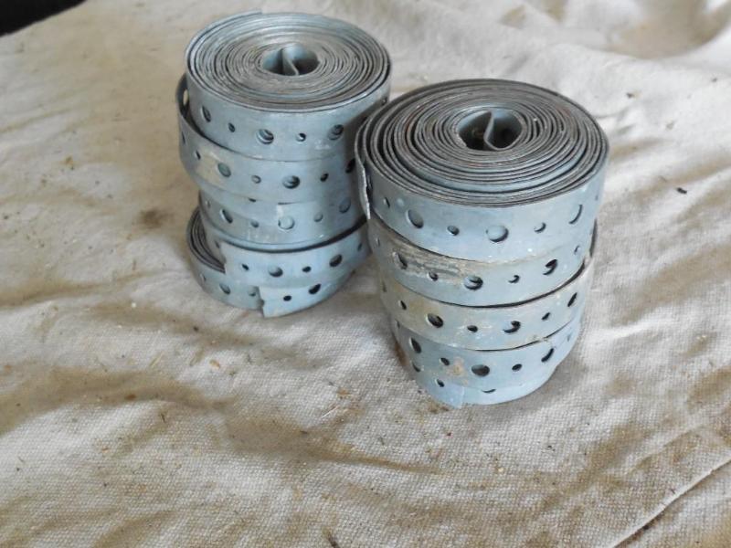 10 rolls of pipe strap....
