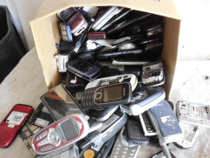Tons of cell phones and accessories...