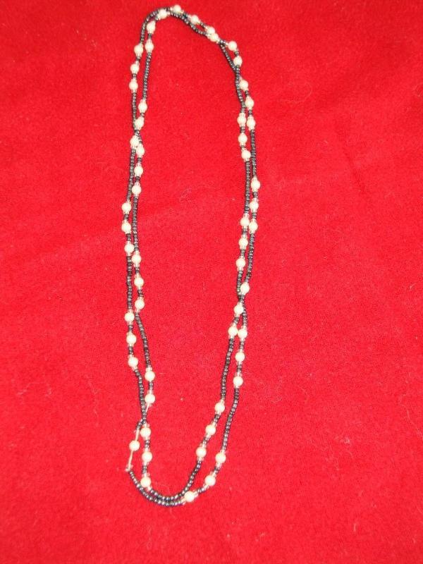 Bead and pearl style necklace 19&qu...