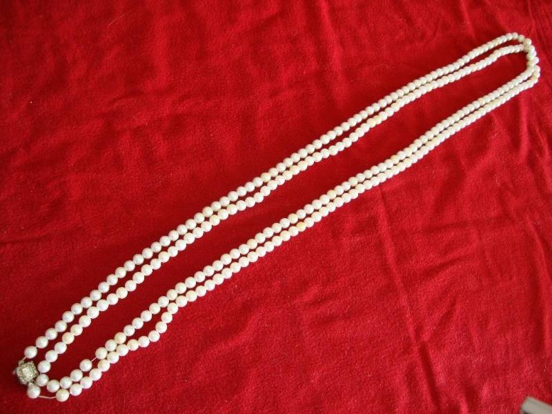 Pearl style necklace 40&quot...