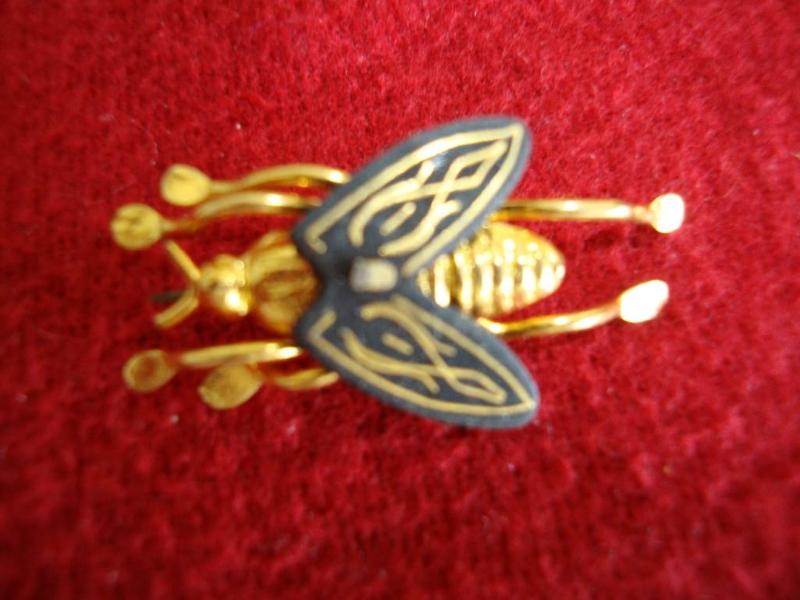 Gold and black color...