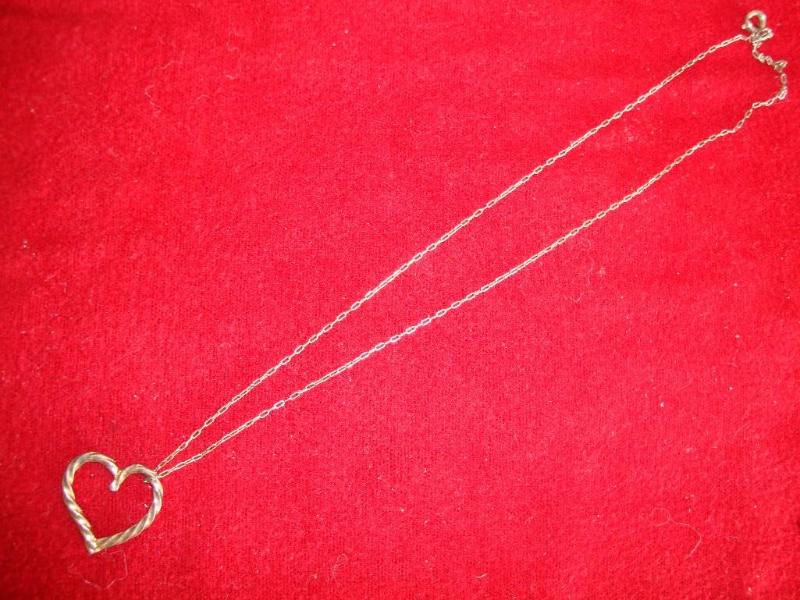 Heart necklace 8&quot...