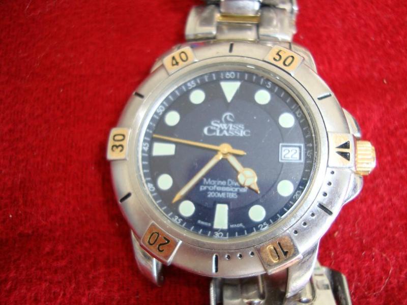 Swiss Classic divers watch with bro...