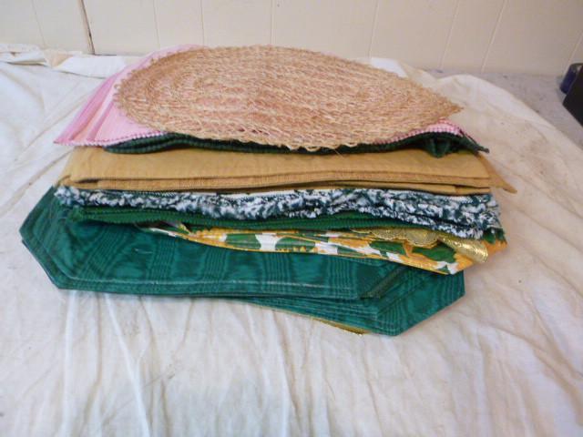 lot 108 image: Lot of Miscellaneous Place Mats...