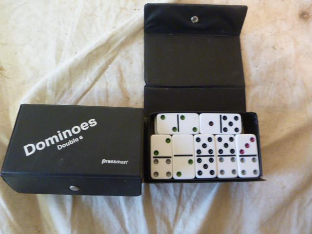 lot 114 image: 2 Packs of Pressman Double Dominoes...